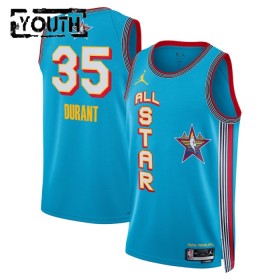 Maillot Basket Enfant All-Star 2025 Kevin Durant Jordan Bleu Swingman